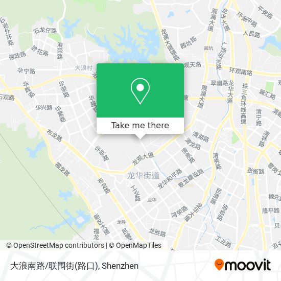 大浪南路/联围街(路口) map