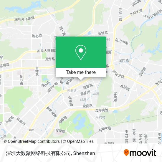 深圳大数聚网络科技有限公司 map