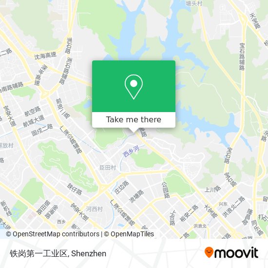 铁岗第一工业区 map