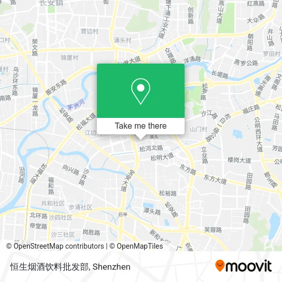 恒生烟酒饮料批发部 map