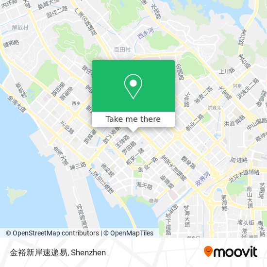 金裕新岸速递易 map