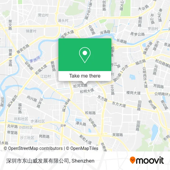 深圳市东山威发展有限公司 map