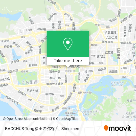 BACCHUS Tong福田希尔顿店 map