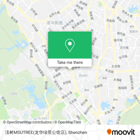 渼树MSUTREE(龙华绿景公馆店) map