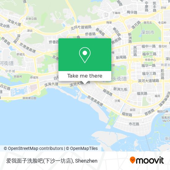 爱我面子洗脸吧(下沙一坊店) map