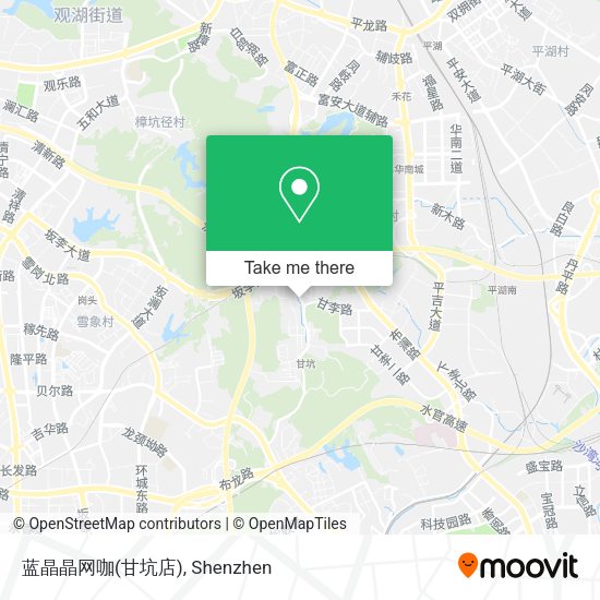 蓝晶晶网咖(甘坑店) map