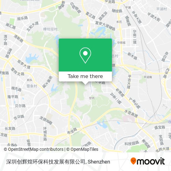 深圳创辉煌环保科技发展有限公司 map