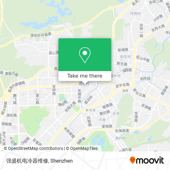 强盛机电冷器维修 map