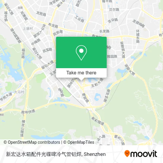 新宏达水箱配件光碟啤冷气管铝焊 map