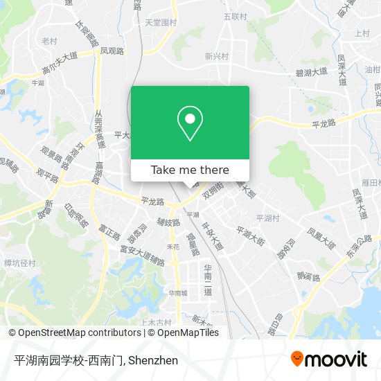 平湖南园学校-西南门 map