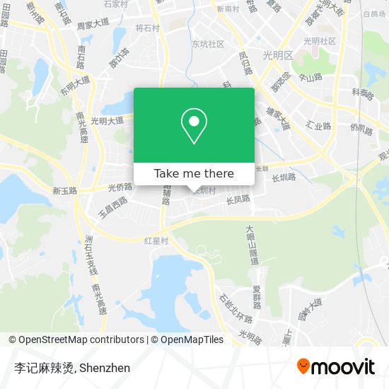 李记麻辣烫 map