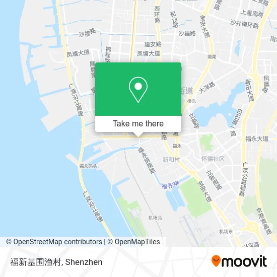 福新基围渔村 map