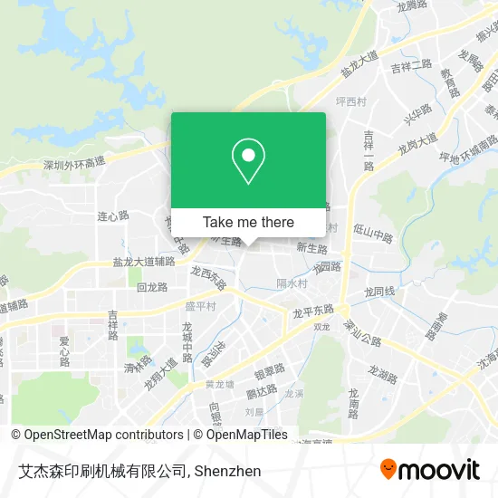艾杰森印刷机械有限公司 map