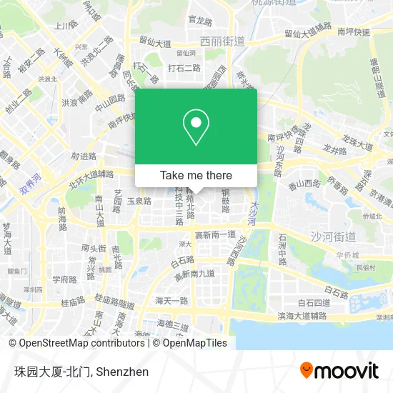 珠园大厦-北门 map