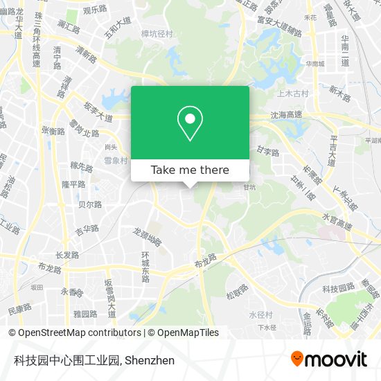 科技园中心围工业园 map