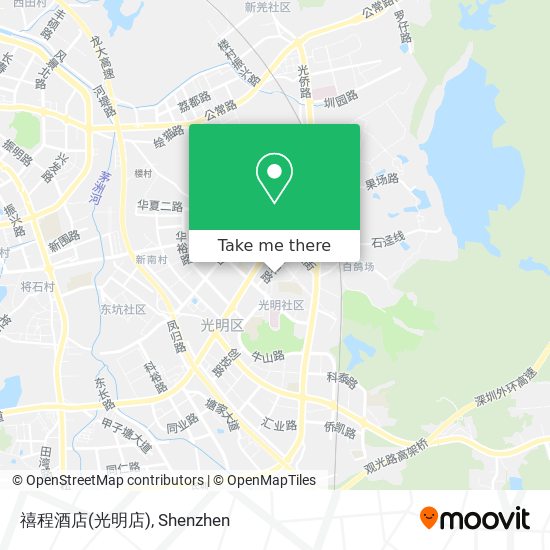 禧程酒店(光明店) map