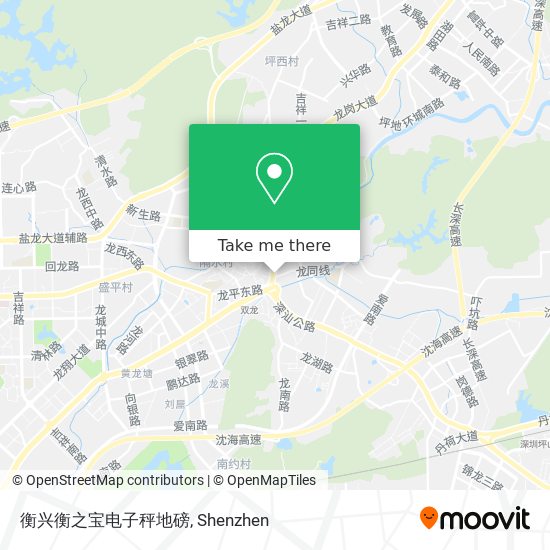 衡兴衡之宝电子秤地磅 map