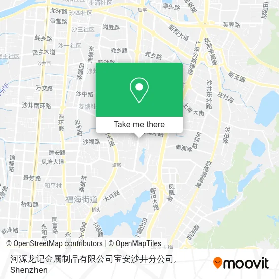 河源龙记金属制品有限公司宝安沙井分公司 map