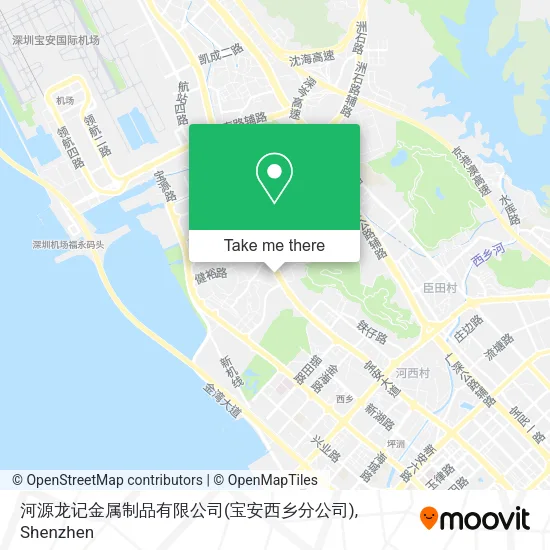 河源龙记金属制品有限公司(宝安西乡分公司) map