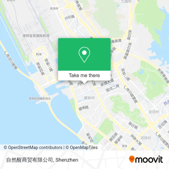 自然醒商贸有限公司 map