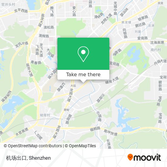 机场出口 map