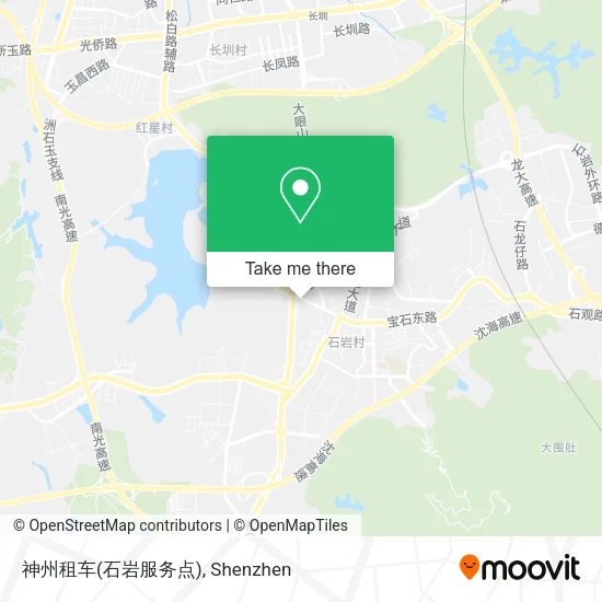 神州租车(石岩服务点) map