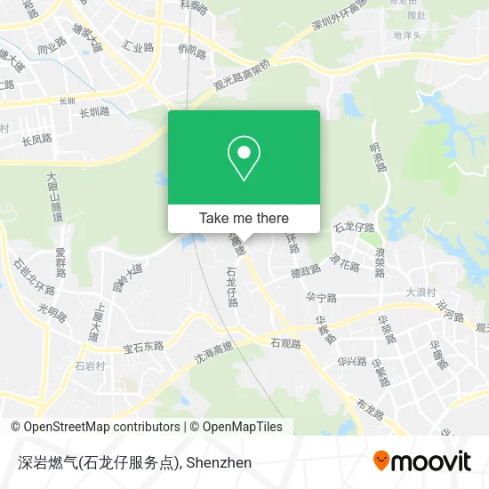 深岩燃气(石龙仔服务点) map