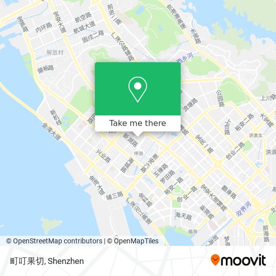 町叮果切 map