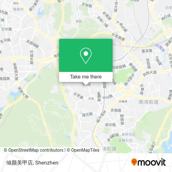 倾颜美甲店 map