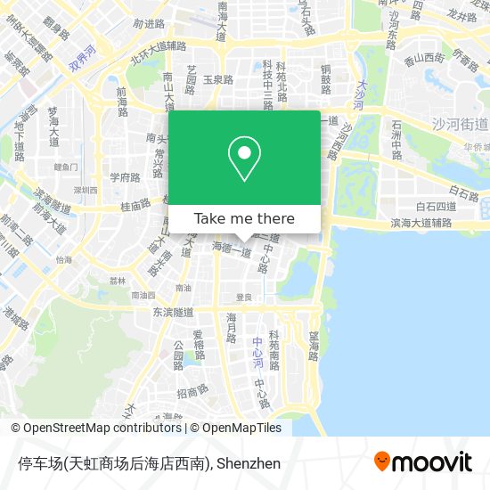 停车场(天虹商场后海店西南) map