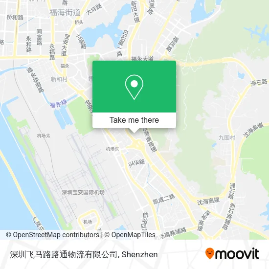 深圳飞马路路通物流有限公司 map
