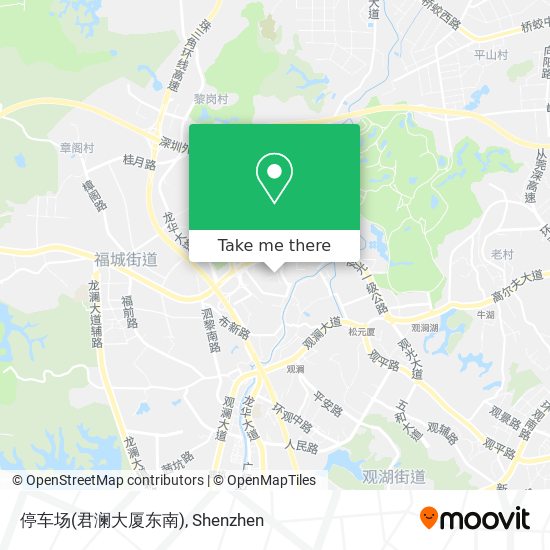 停车场(君澜大厦东南) map
