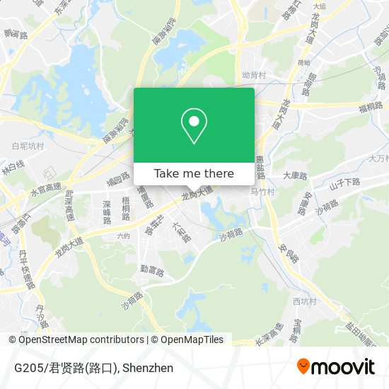 G205/君贤路(路口) map