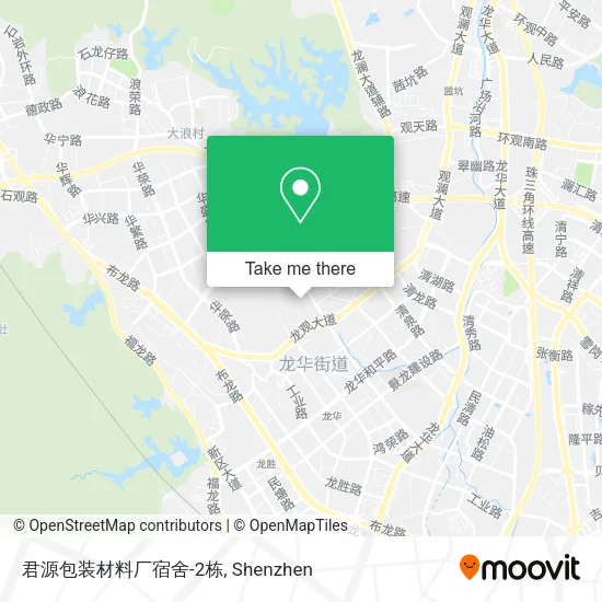 君源包装材料厂宿舍-2栋 map
