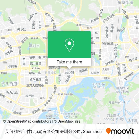 英莳精密部件(无锡)有限公司深圳分公司 map