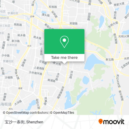 宝沙一条街 map