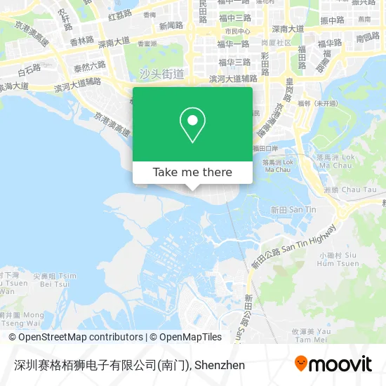 深圳赛格栢狮电子有限公司(南门) map