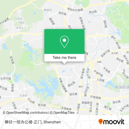 狮径一组办公楼-正门 map