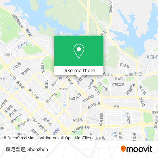 蘇尼皇冠 map