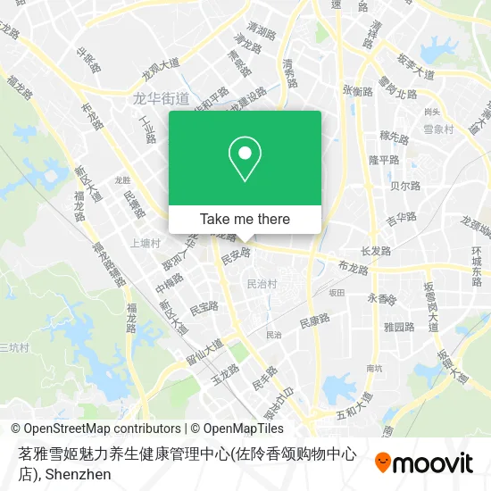 茗雅雪姬魅力养生健康管理中心(佐阾香颂购物中心店) map