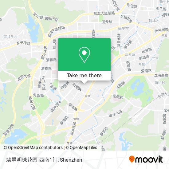 翡翠明珠花园-西南1门 map