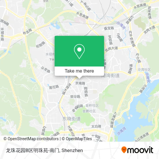 龙珠花园B区明珠苑-南门 map