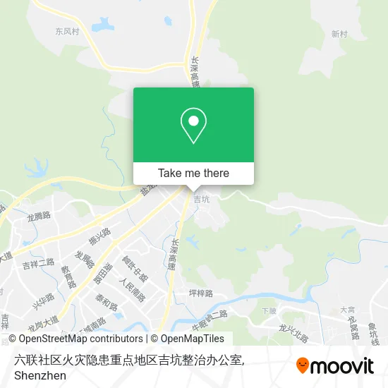 六联社区火灾隐患重点地区吉坑整治办公室 map