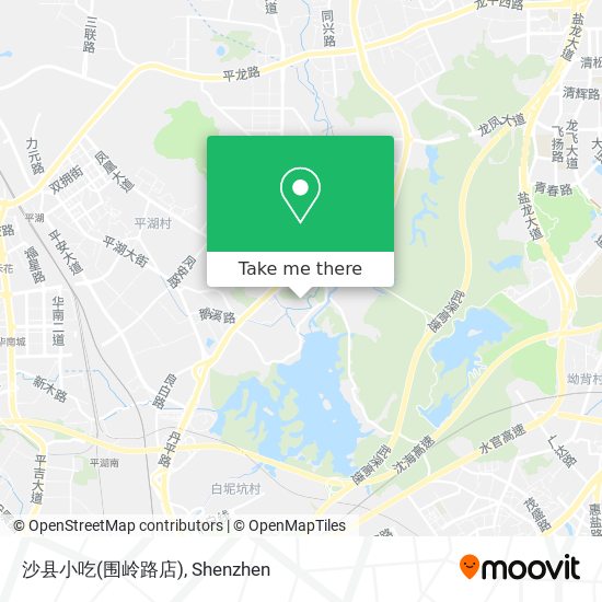 沙县小吃(围岭路店) map