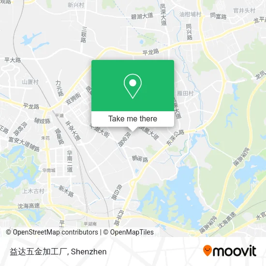 益达五金加工厂 map