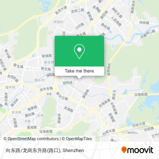 向东路/龙岗东升路(路口) map