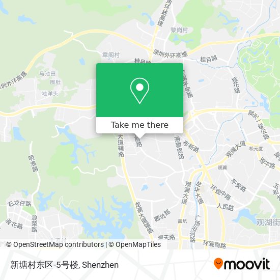 新塘村东区-5号楼 map