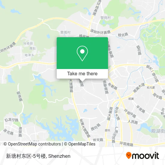 新塘村东区-5号楼 map