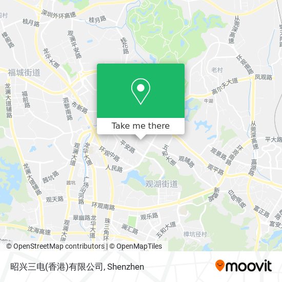 昭兴三电(香港)有限公司 map