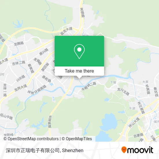 深圳市正瑞电子有限公司 map